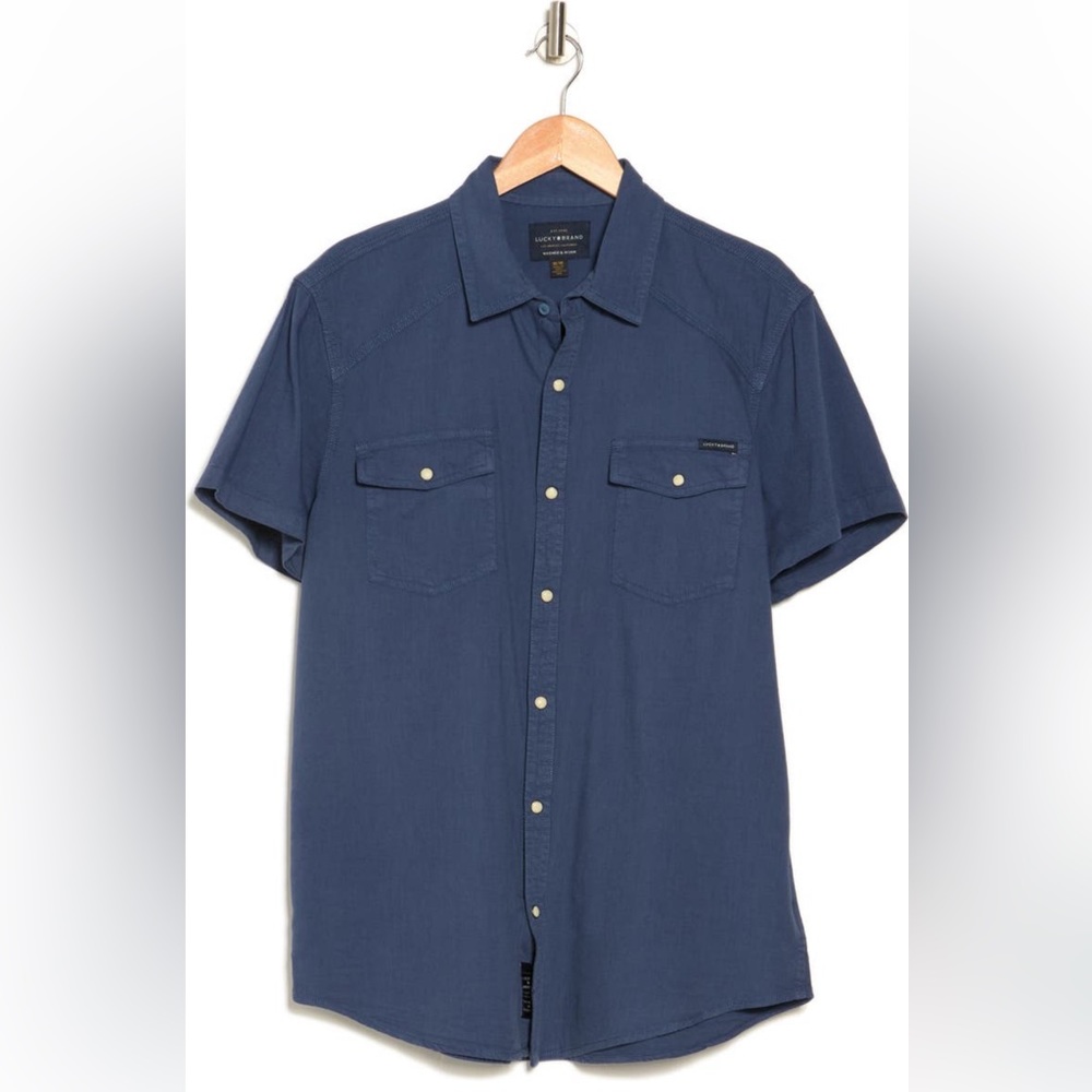 LUCKY BRAND  Western Workwear Short Sleeve Shirt